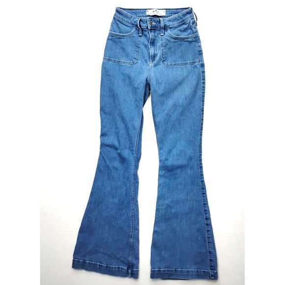 Hollister Denim - Hollister Curvy High-Rise Vintage Flare Jeans Light Wash Blue Women size 3 26x31